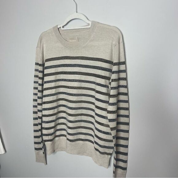 Zadig & Voltaire Life We Stripes Sweater NWT MEDIUM - Picture 11 of 13
